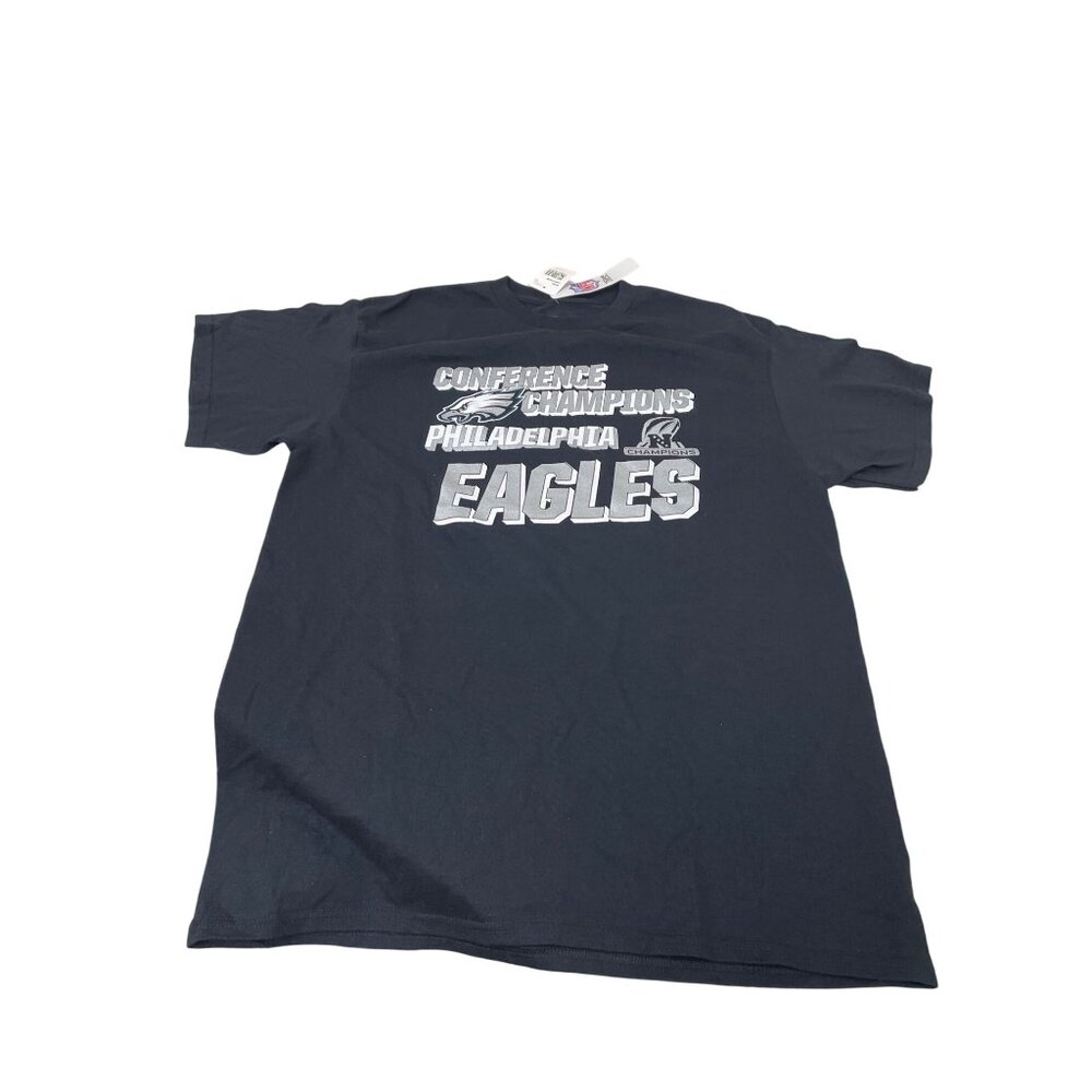 Philadelphia Eagles NFL Conference Champions T-Shirt Black size L/G SKU 8507